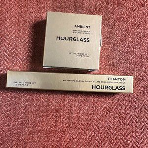 Hourglass Mini Ambient Lighting Powder in Diffused Light & Phantom Balm in Mist